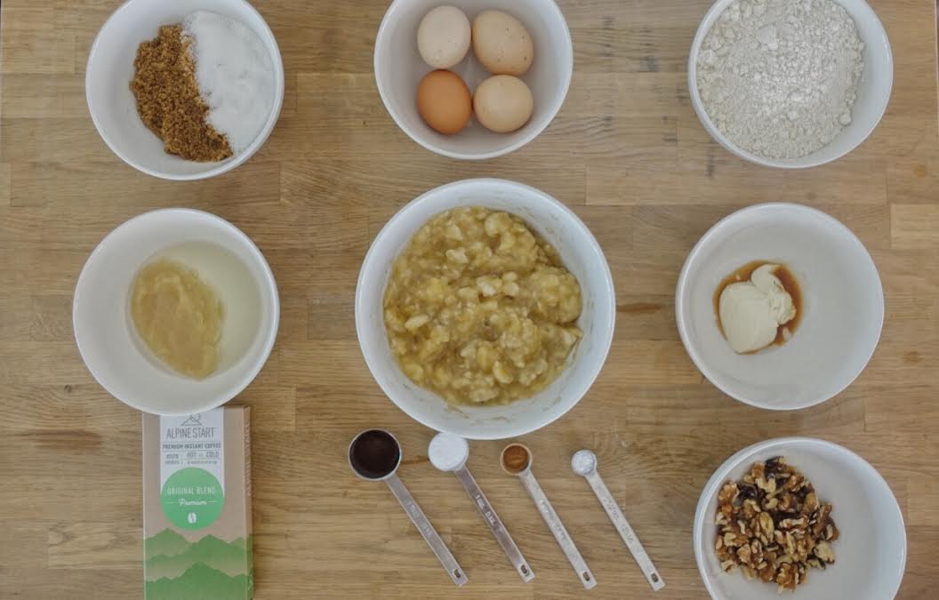 Jumpstart Your Day With a Caffeine Spiked Banana Bread Loaf! - Alpine Start