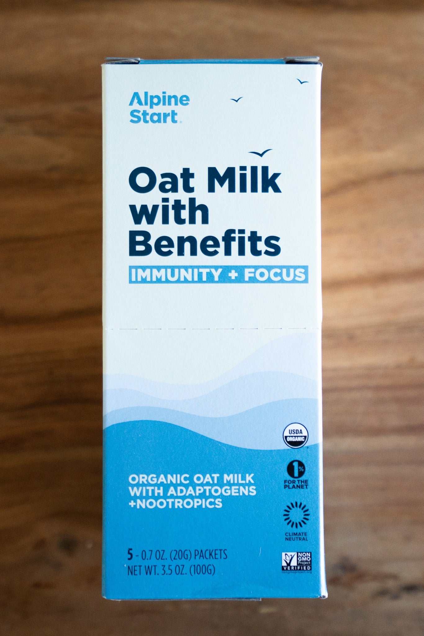 Oatmilk With Benefits Single Serve 5-pack - Alpine Start